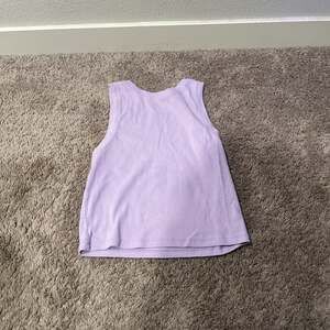 Hollister Ribbed High-Neck Lilac Tank Top